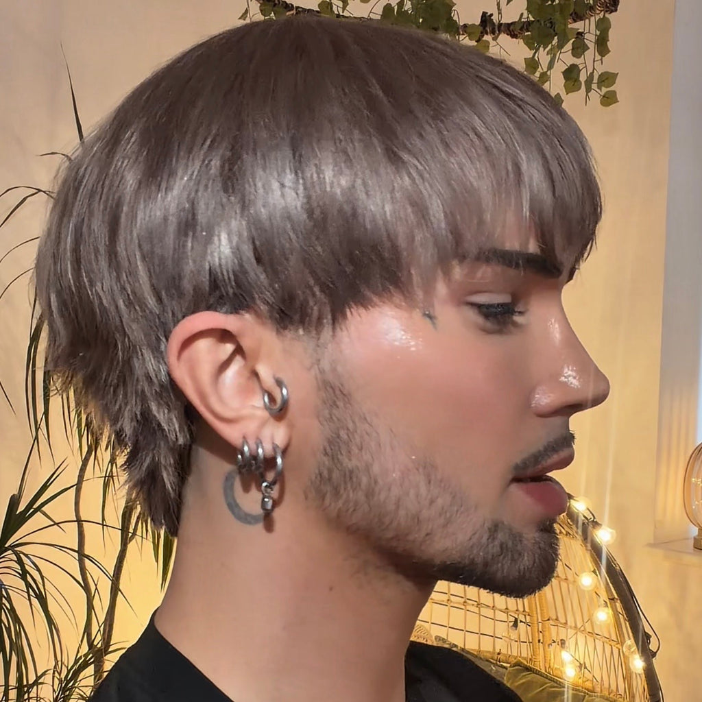 Korean Style Bowl Cut 360 Lace Wig