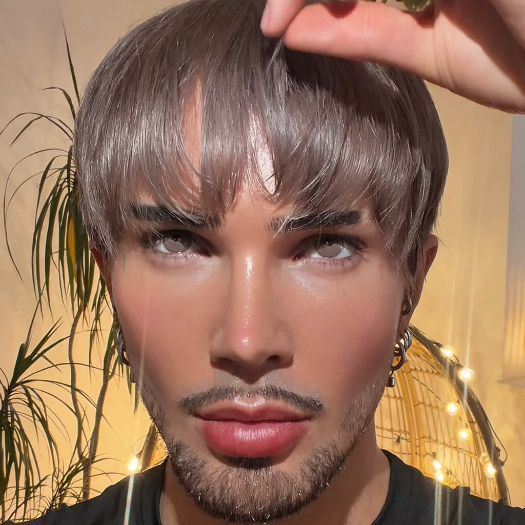 Korean Style Bowl Cut 360 Lace Wig