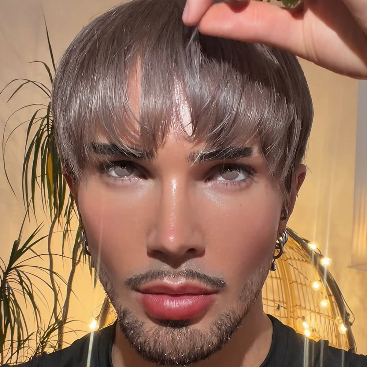 Korean Style Bowl Cut 360 Lace Wig