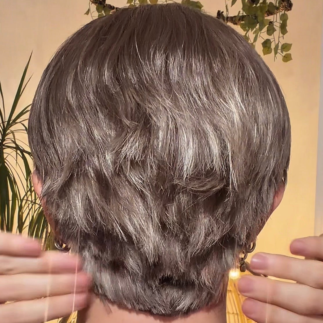 Korean Style Bowl Cut 360 Lace Wig