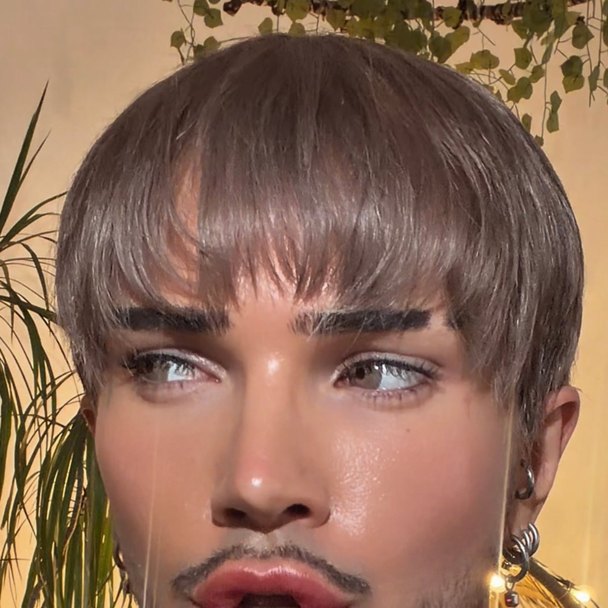 Korean Style Bowl Cut 360 Lace Wig