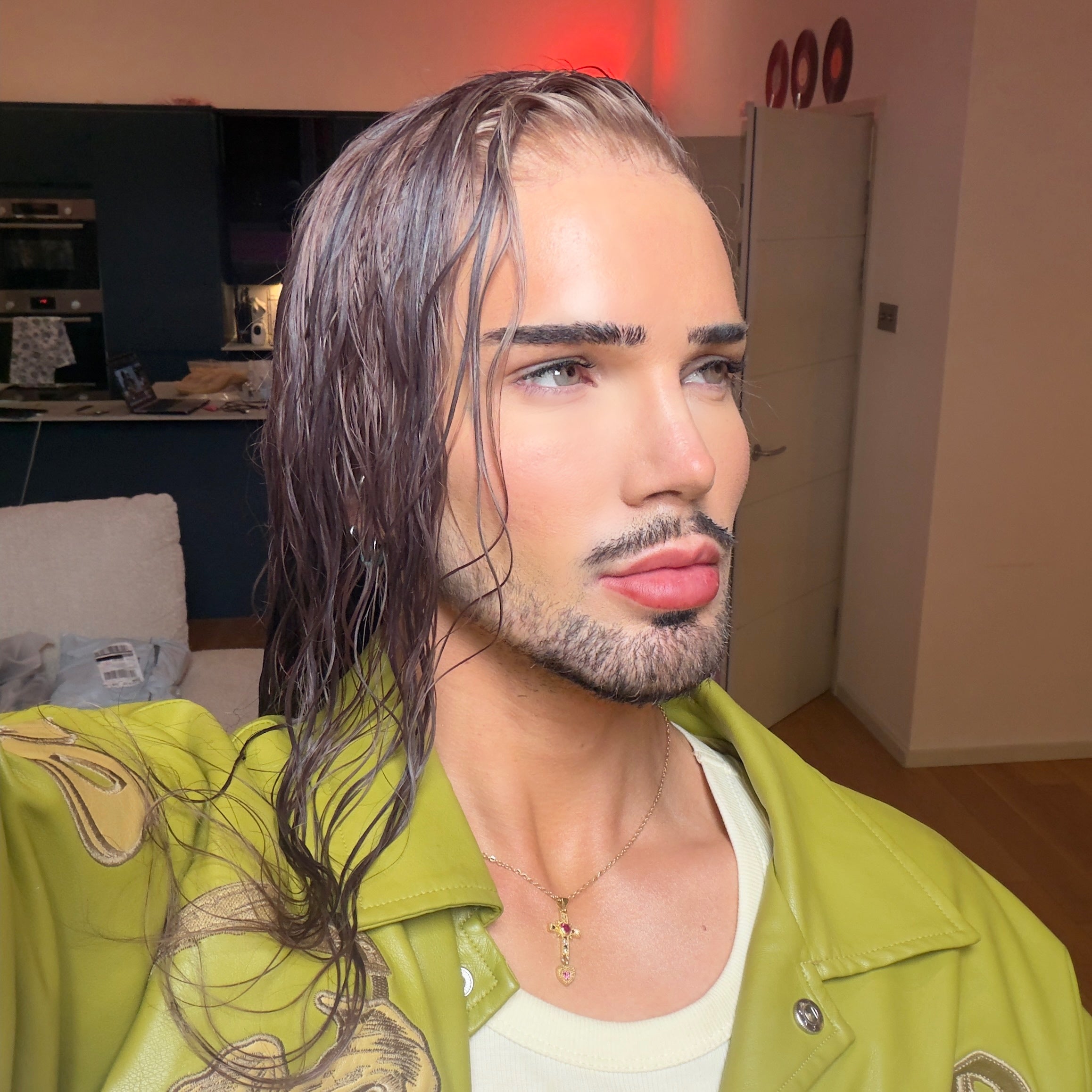 Ash Brown/ Dark Blonde Body Wave 32 INCH 13X6 LACE WIG