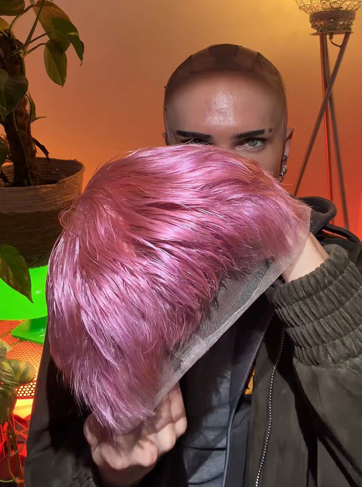 Pink Velvet Razor Wig FULL LACE