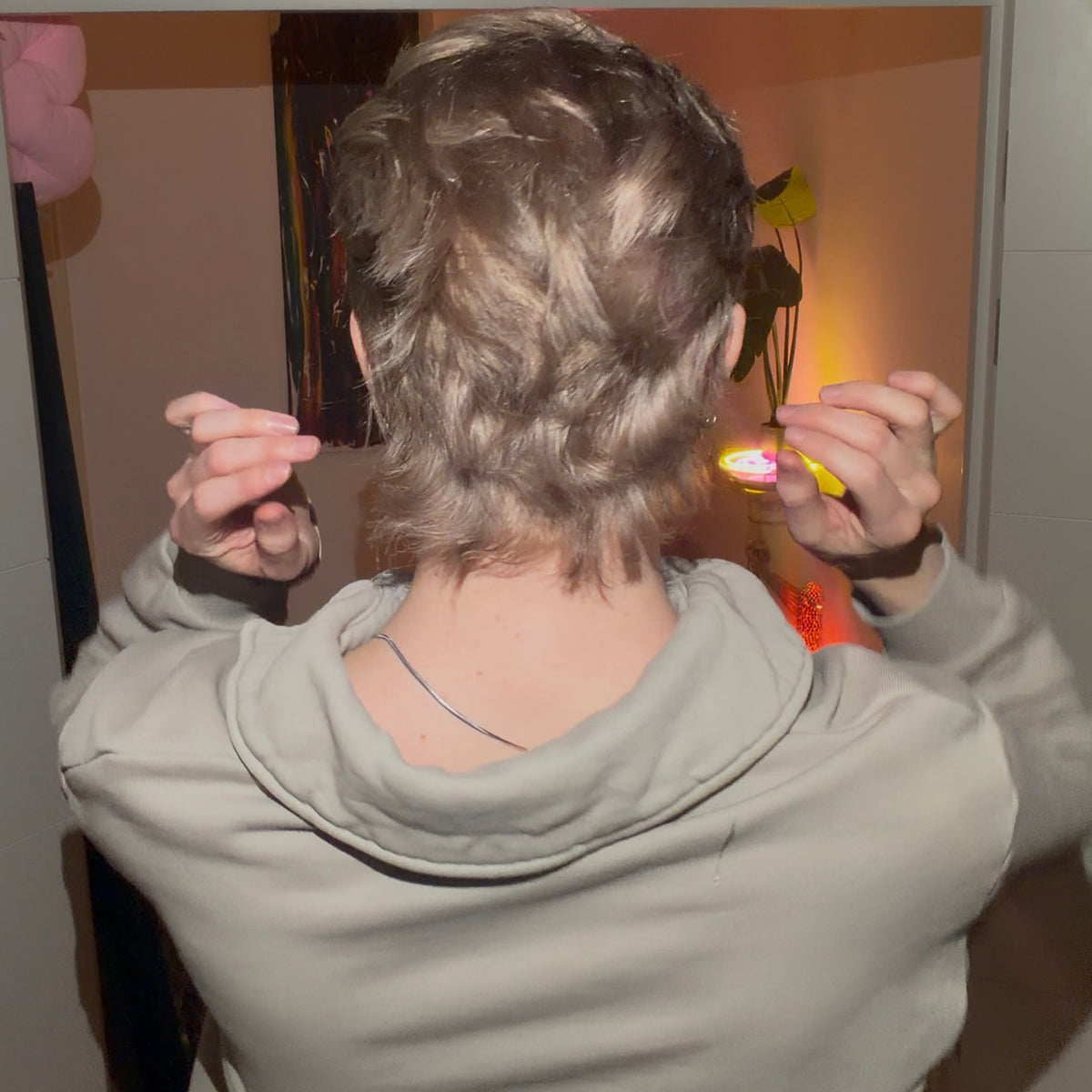 Tiramisu Blonde Sweep Mullet 360 Lace