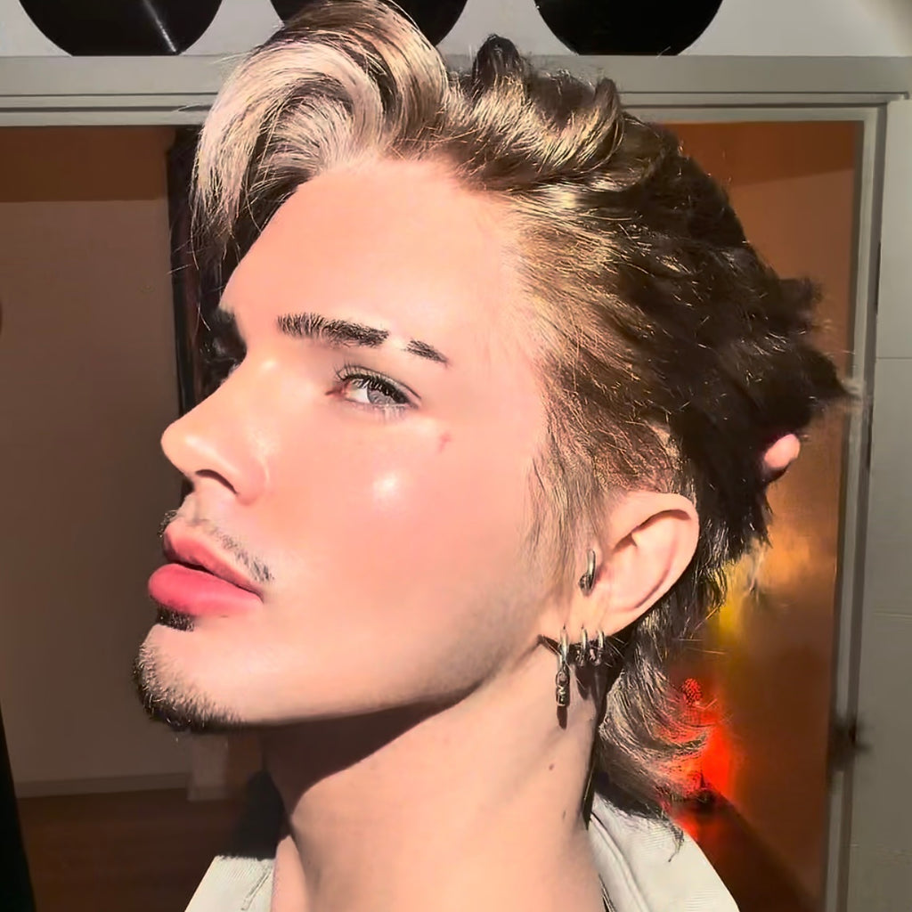 Tiramisu Blonde Sweep Mullet 360 Lace