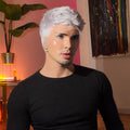 White Choppy Short Full Lace Wig