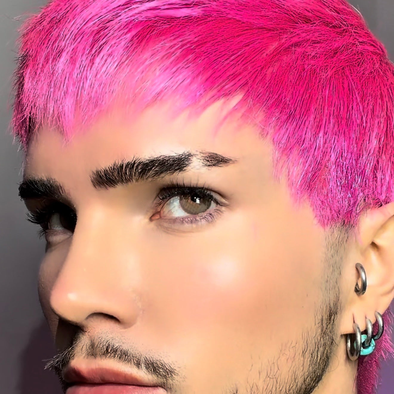 FUCHSIA Short Boy Cut FULL LACE WIG