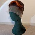 Natural Brown With Copper Flash FULL LACE WIG