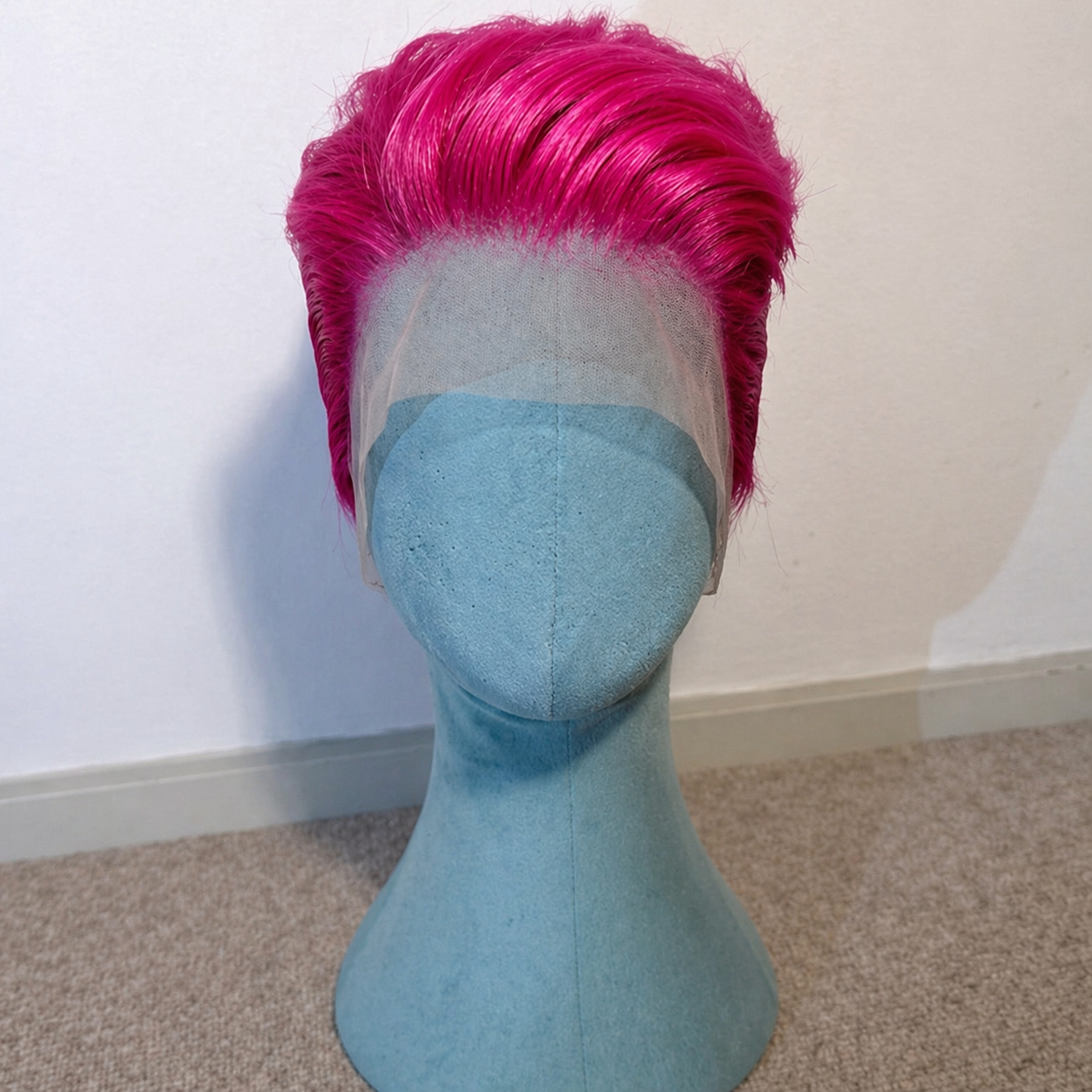 Fuchsia Pink 360 LACE WIG