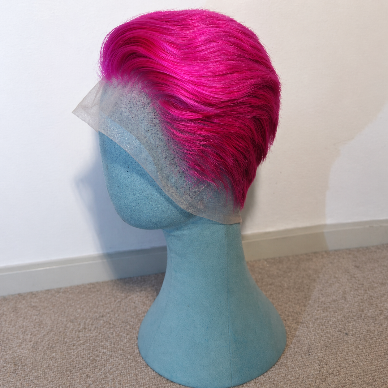 Fuchsia Pink 360 LACE WIG