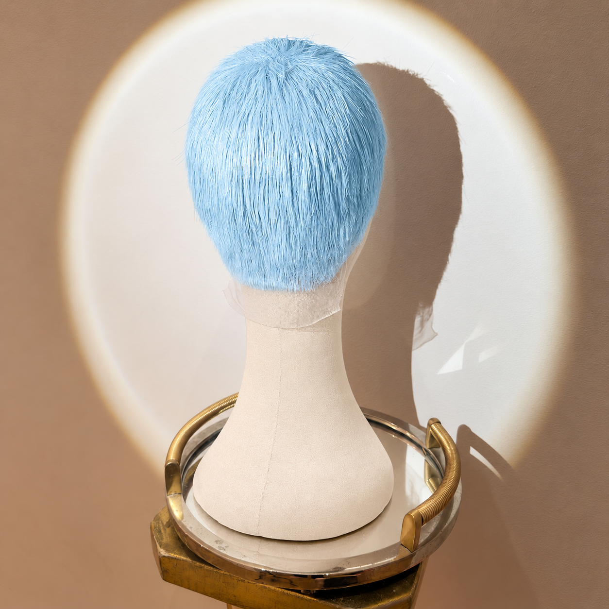 Ice Baby Blue Buzz Cut - FULL LACE WIG