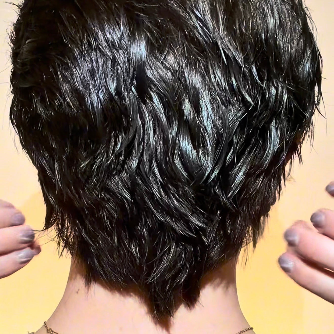 Darkest Brown Razor Cut 360 LACE WIG