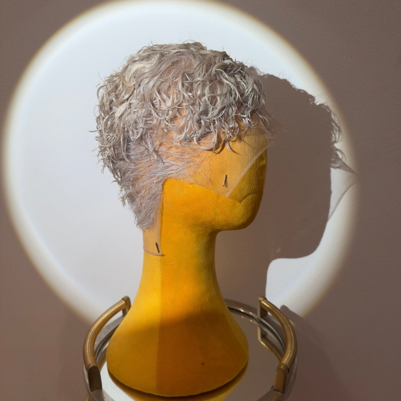 “Angel Hair” Curly Shaven Sides 360 LACE WIG
