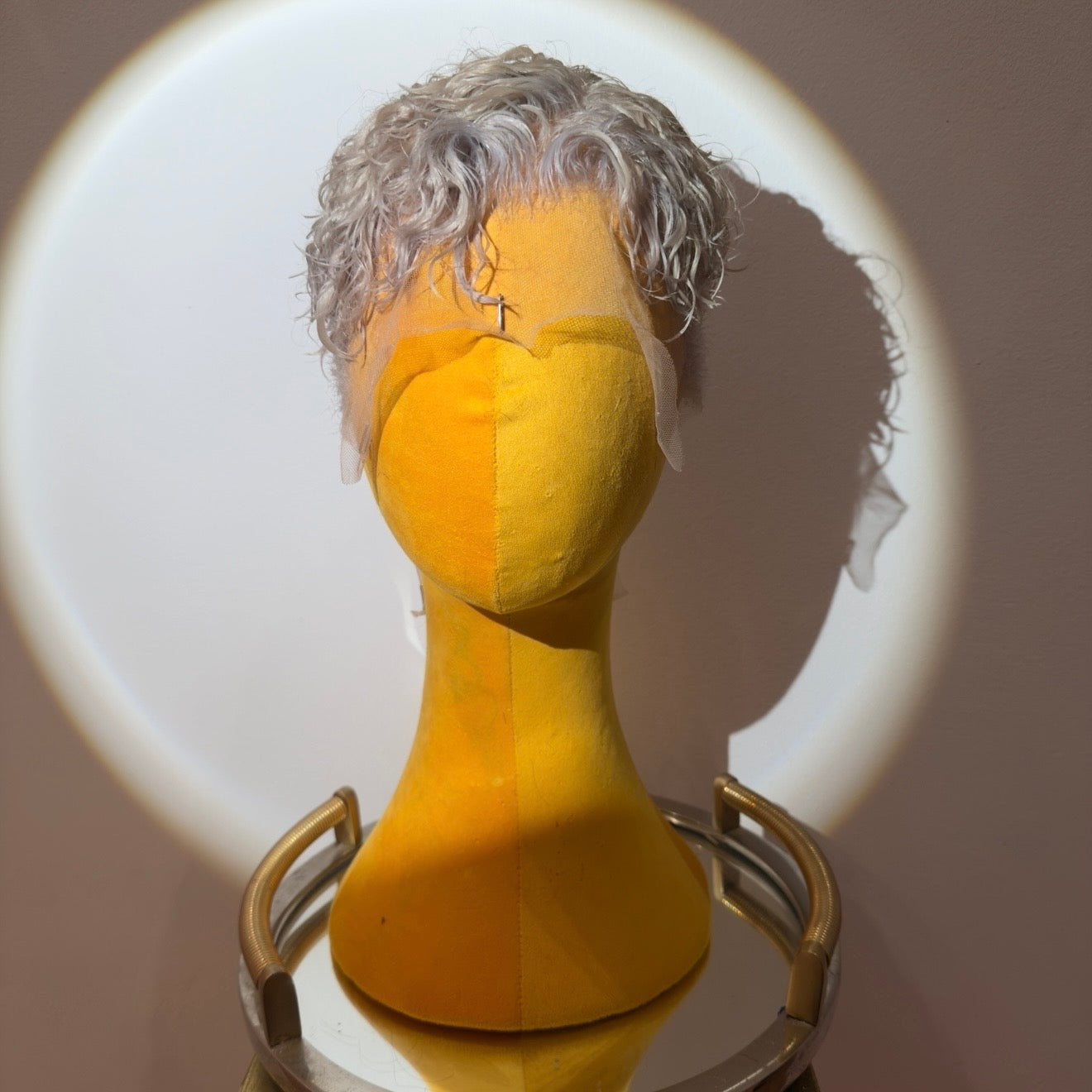 “Angel Hair” Curly Shaven Sides 360 LACE WIG