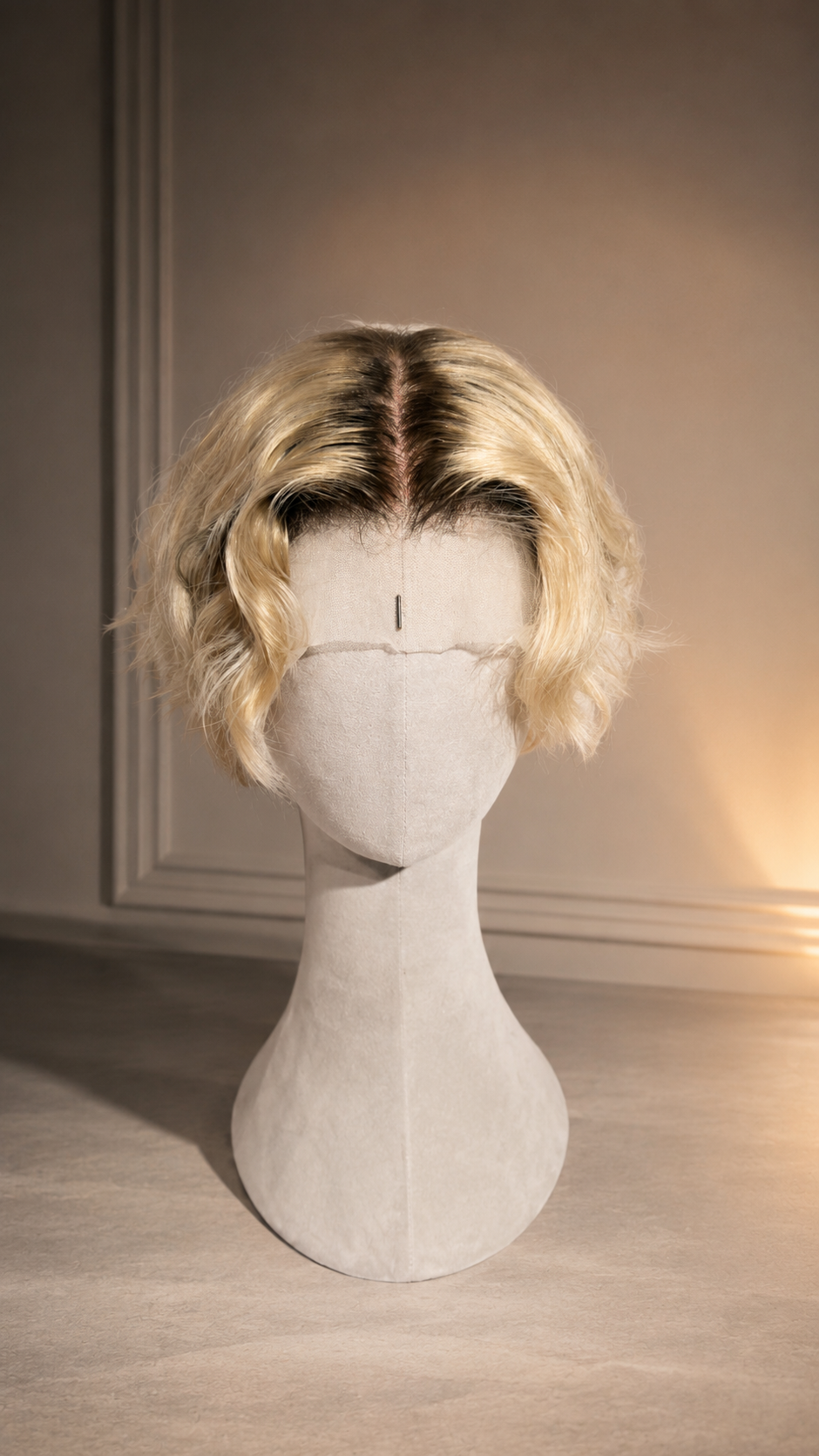 Deep Short Roots & Bleached Out Lengths 360 Wig