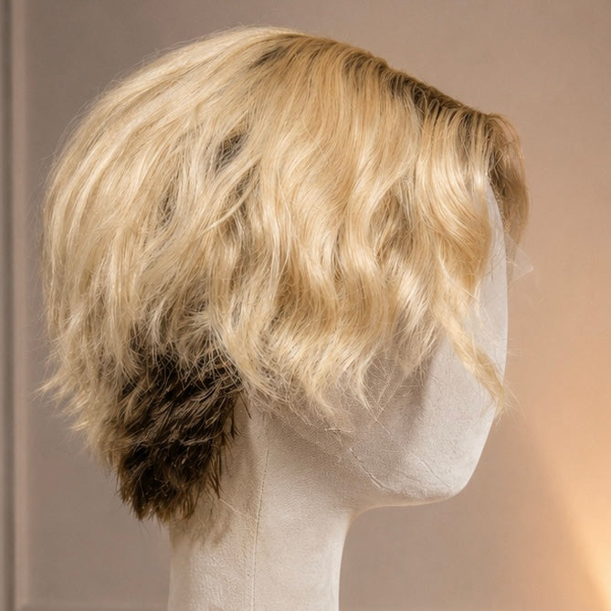 Deep Short Roots & Bleached Out Lengths 360 Wig