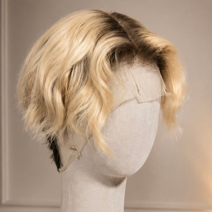 Deep Short Roots & Bleached Out Lengths 360 Wig