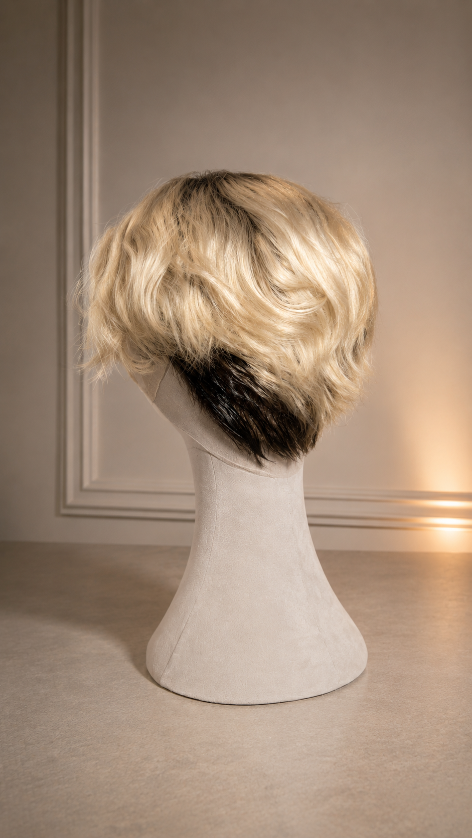 Deep Short Roots & Bleached Out Lengths 360 Wig