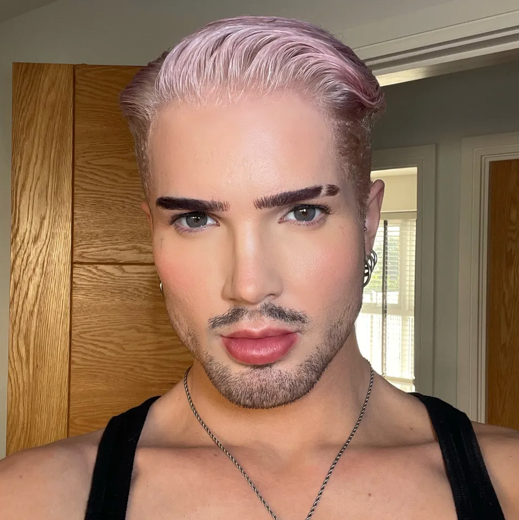 Platinum Rose Tapered Shaven Back & Sides 360 LACE WIG
