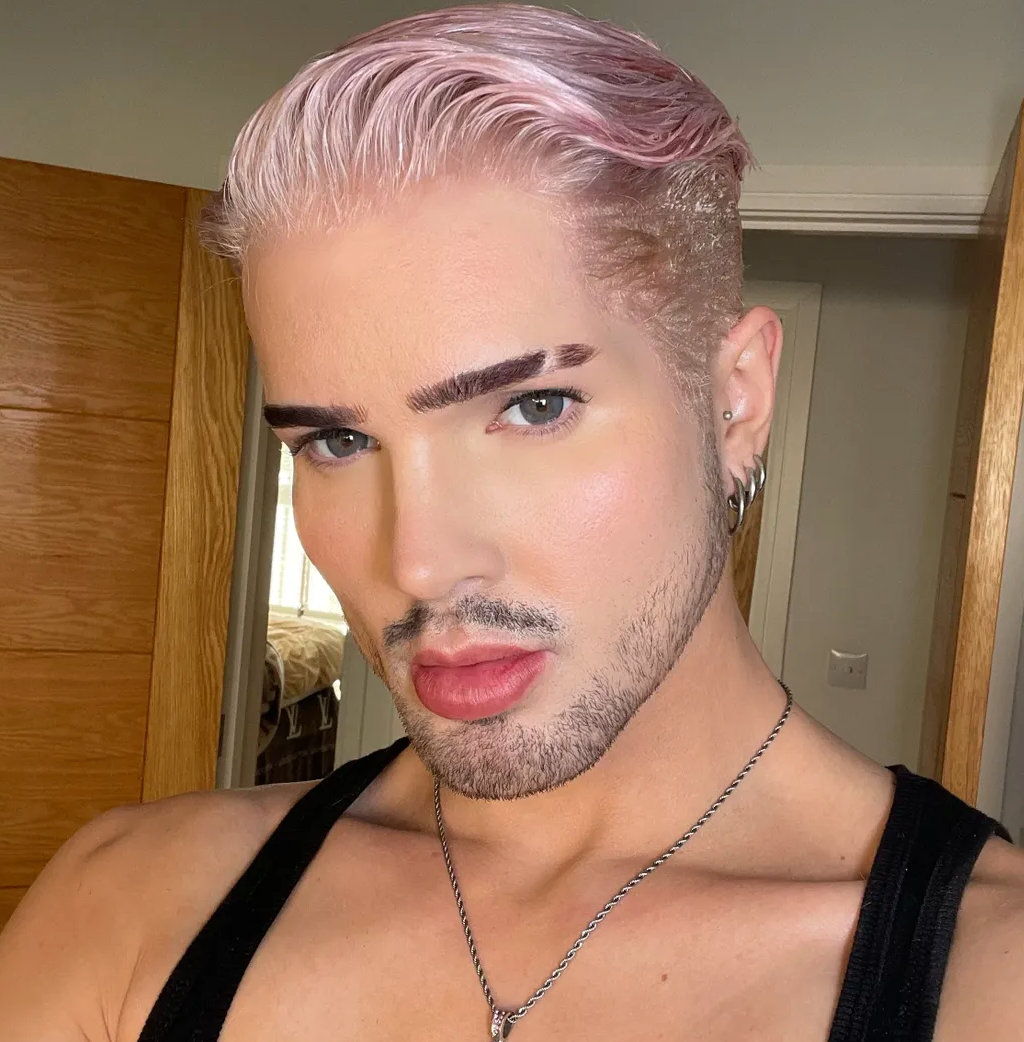 Platinum Rose Tapered Shaven Back & Sides 360 LACE WIG