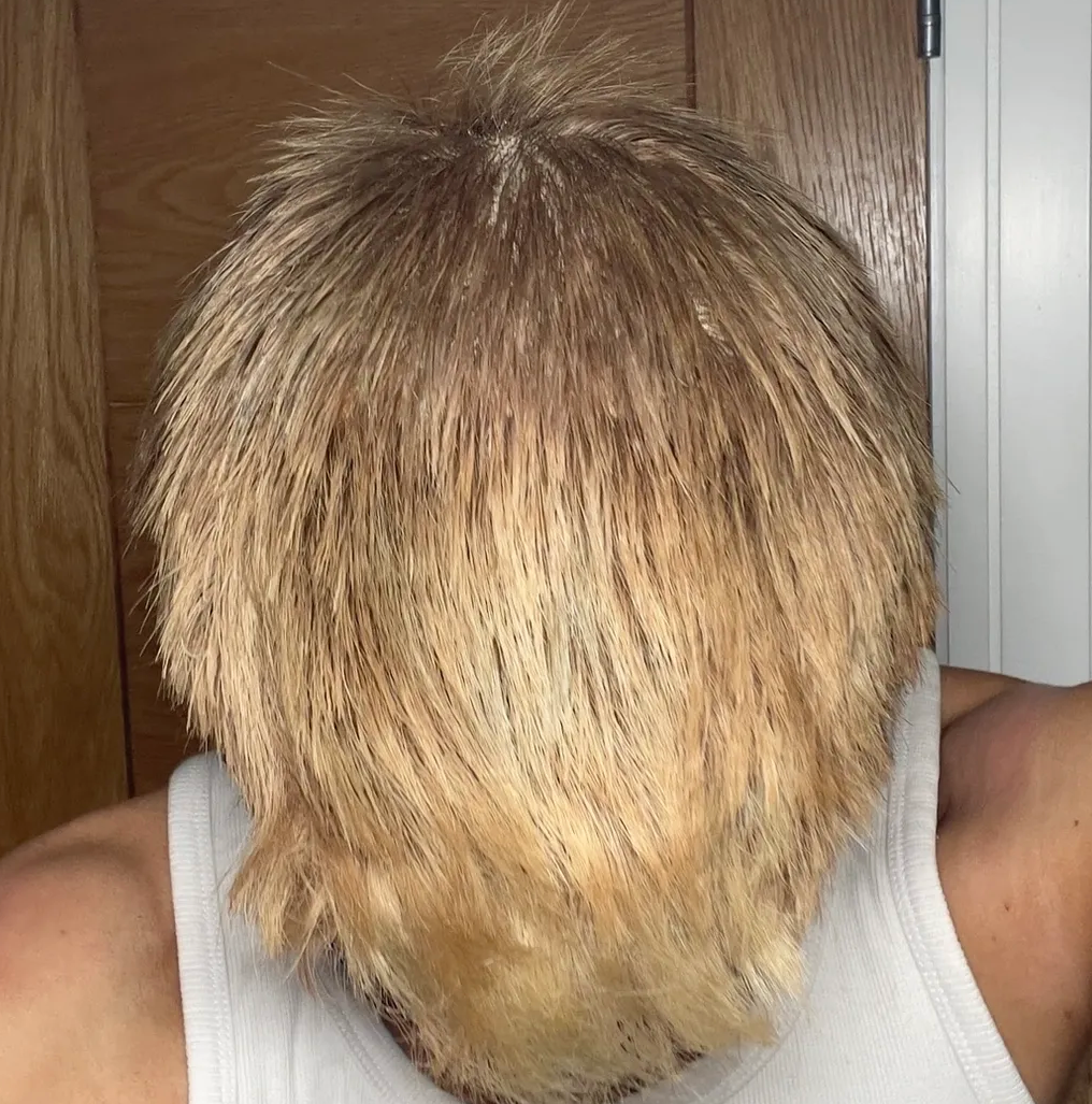 Warm Honey Very Short with tapered back and sides FULL LACE WIG