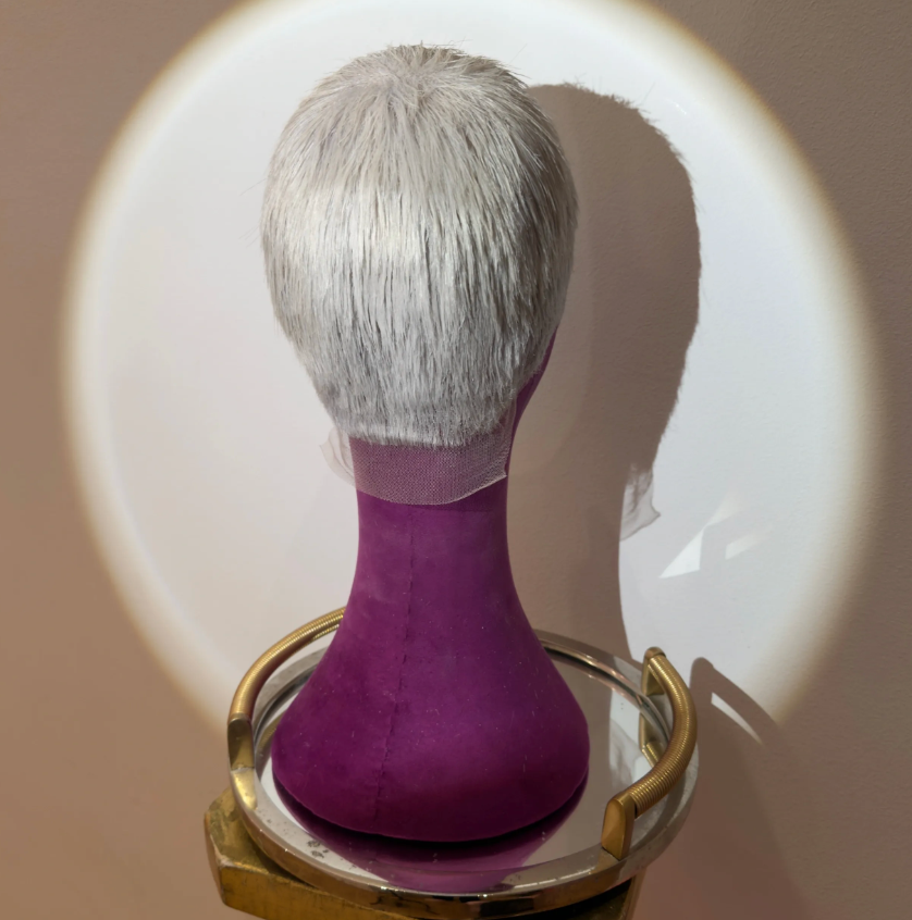 Buzz Cut In Platinum Blonde FULL LACE WIG