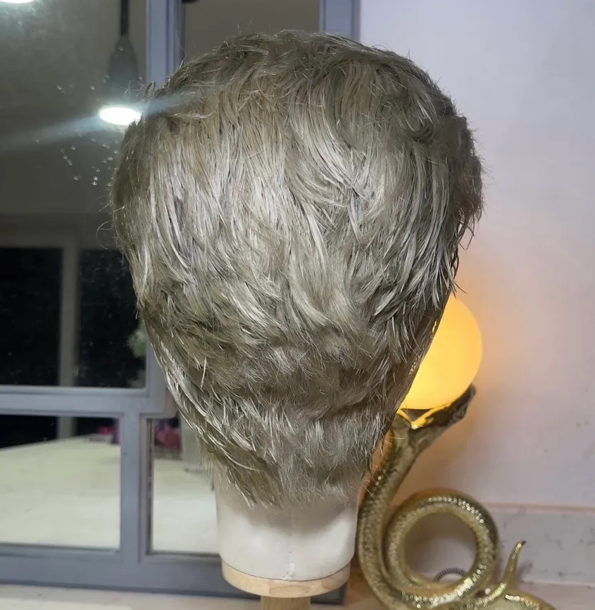 Dirty Blonde - Soft Tailored Classic Mens Cut 360 LACE WIG