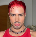 Ruby Red Short Tapered Back & Sides 360 LACE WIG