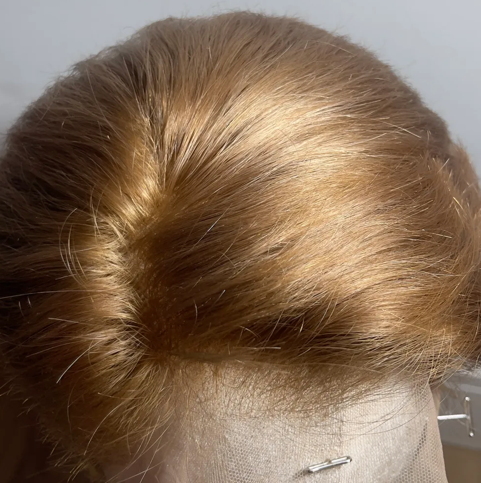 Light Toffee Tapered Shaven Back & Sides 360 LACE WIG