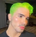 Highlighter Pen Green 360 Lace Wig With Tapered Sides & Longer Top