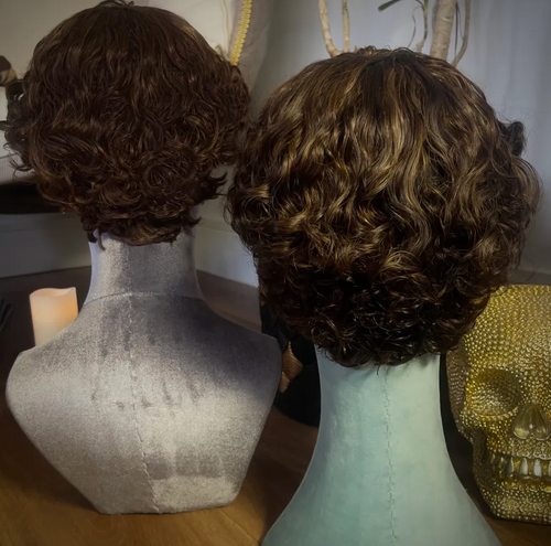 *DOUBLE PACKAGE OFFER* 2 x (NO LACE) Caramel + Highlights & Medium Brown 100% Human Hair