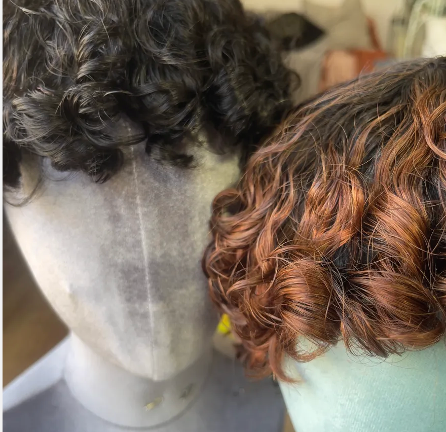 *DOUBLE PACKAGE OFFER* 2X No Lace Curly Units - Chestnut & Soft Black