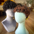 *DOUBLE PACKAGE OFFER* 2X No Lace Curly Units - Chestnut & Soft Black