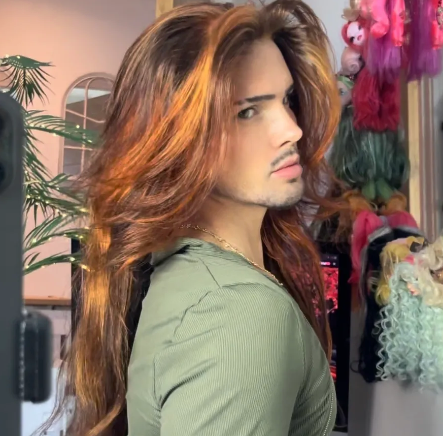 Chocolate Orange 26 inch 13x6 LACE WIG