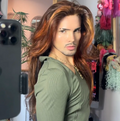 Chocolate Orange 26 inch 13x6 LACE WIG