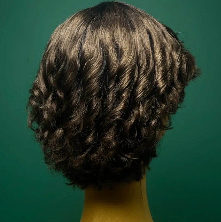 The Deluxe Collection 2. Light Brown Waves NO LACE WIG
