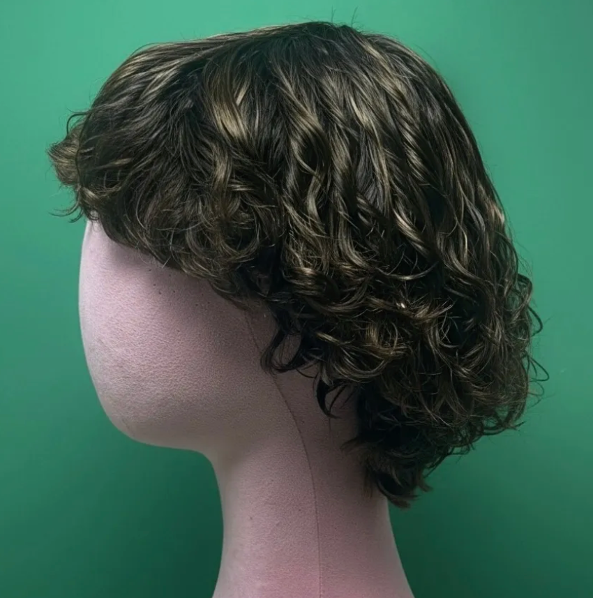 The Deluxe Collection 5. Rich Depthy Natural Brown Waves NO LACE WIG