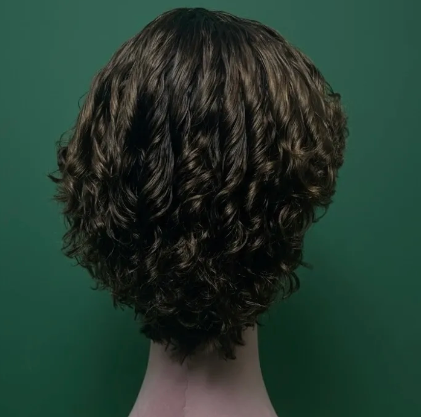 The Deluxe Collection 5. Rich Depthy Natural Brown Waves NO LACE WIG