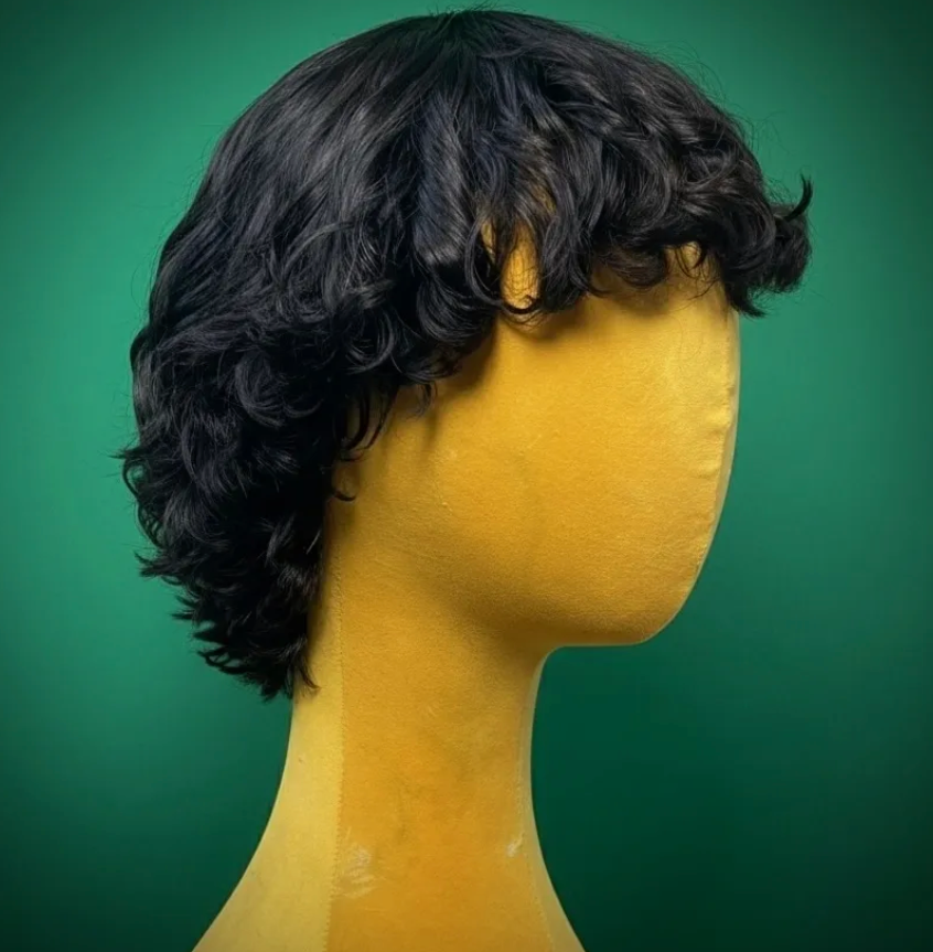 The Deluxe Collection 6. Onyx Black Waves – NO LACE WIG