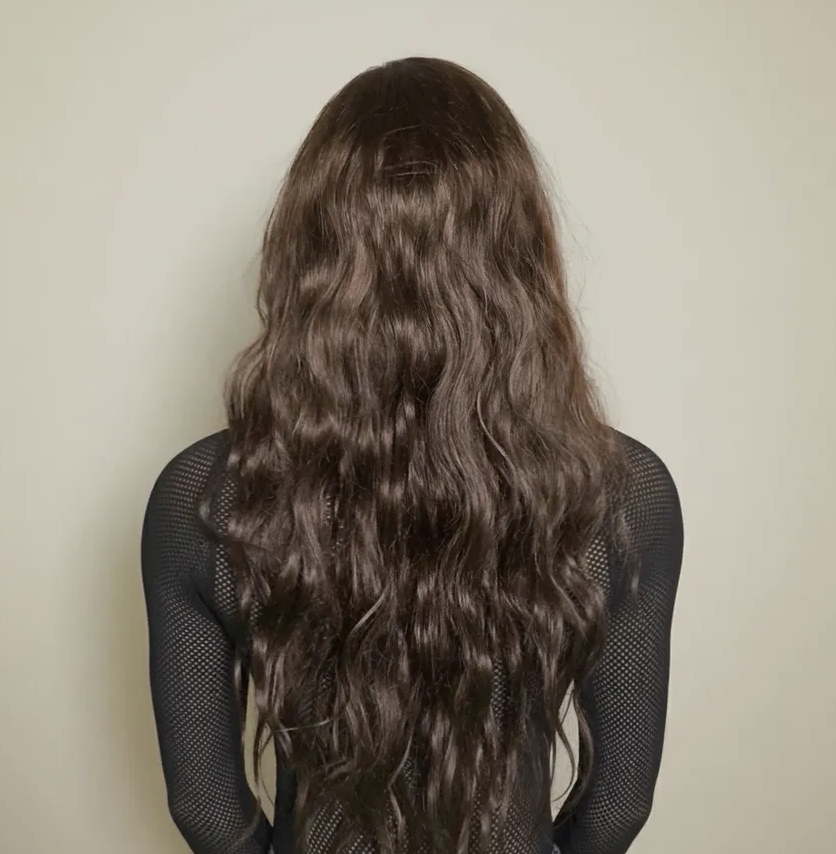 Warm Chocolate Brown Body Wave 13×6 32 Inch Lace Wig