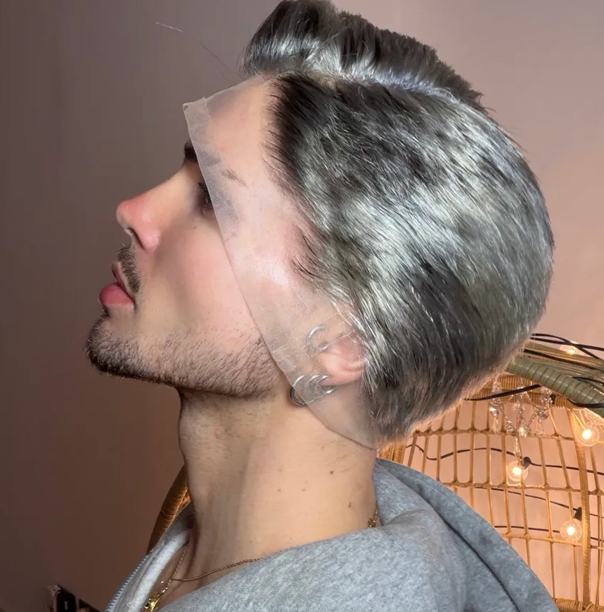 Smoked Salt & Pepper - FULL Lace Wig