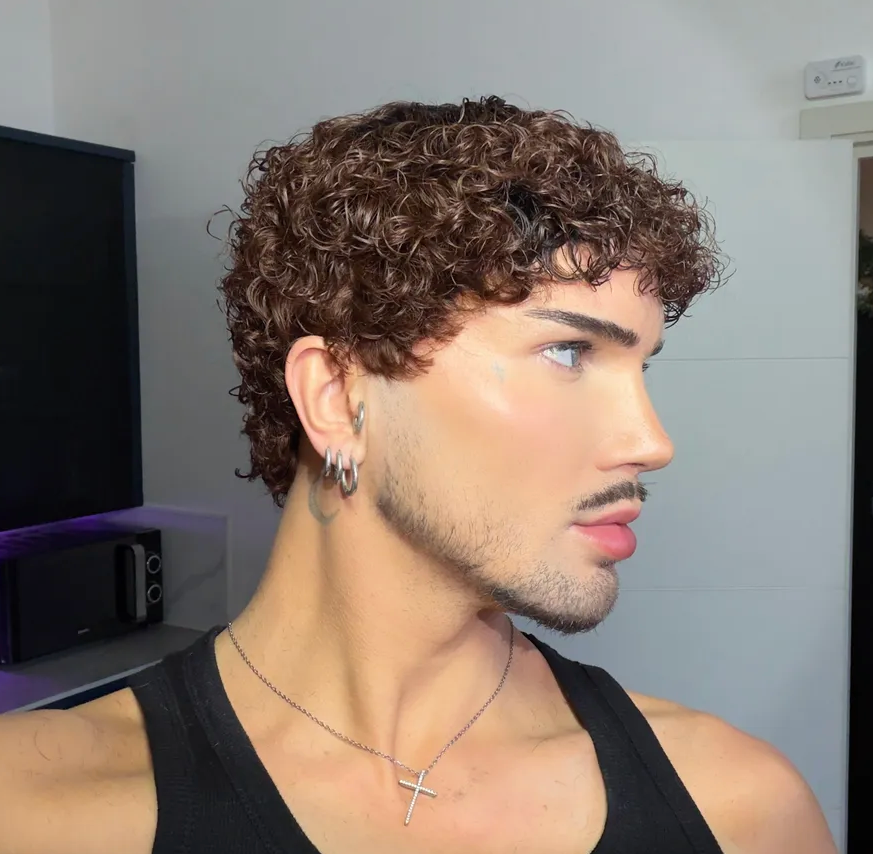 Short Defused Curly “Chestnut” NO LACE WIG
