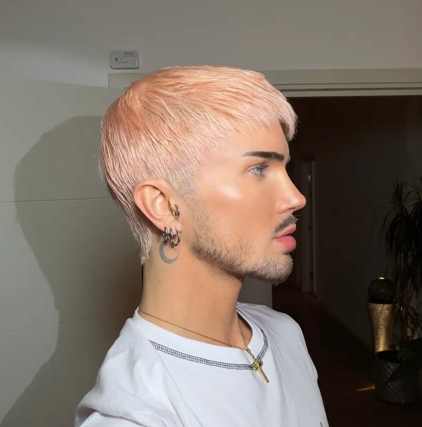 Short Boy Cut FULL LACE Wig “ Nova Pink”