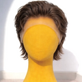 Razor Cut Clean Shag | Warm Summer Brown - FULL LACE WIG