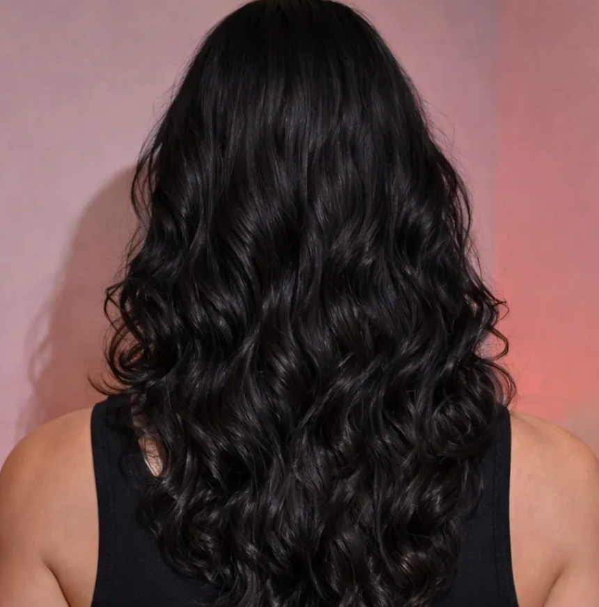 Natural Black 26 Inch 13x6 BODY WAVE LACE WIG