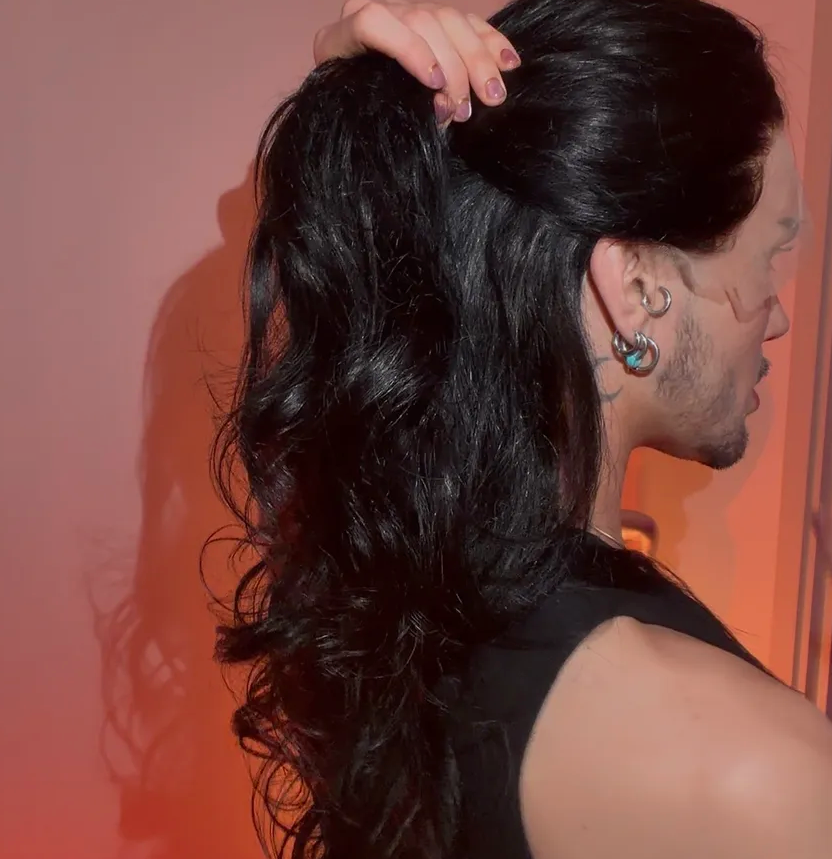 Natural Black 26 Inch 13x6 BODY WAVE LACE WIG
